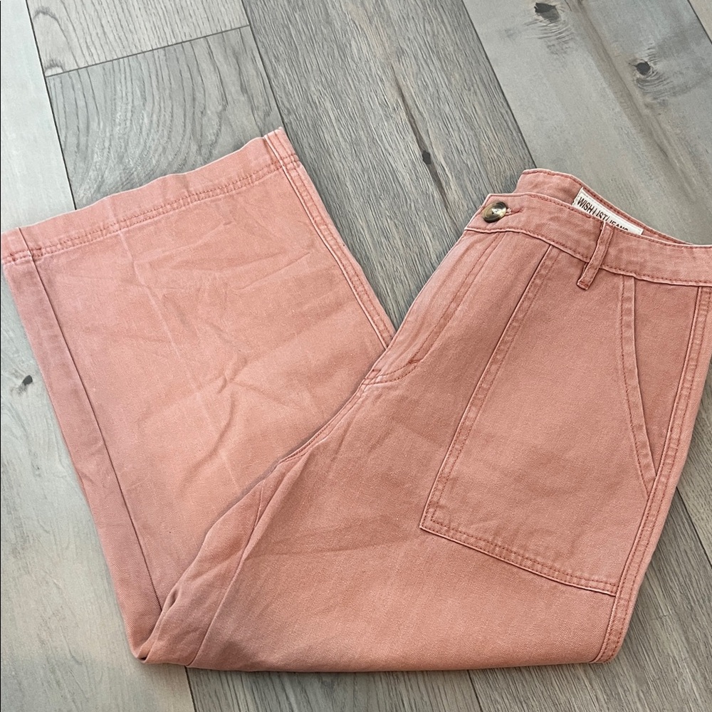Pink High-Waisted Pants